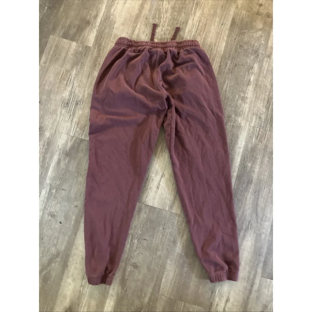 Gymshark Burgondy Joggers - Mens Size Medium